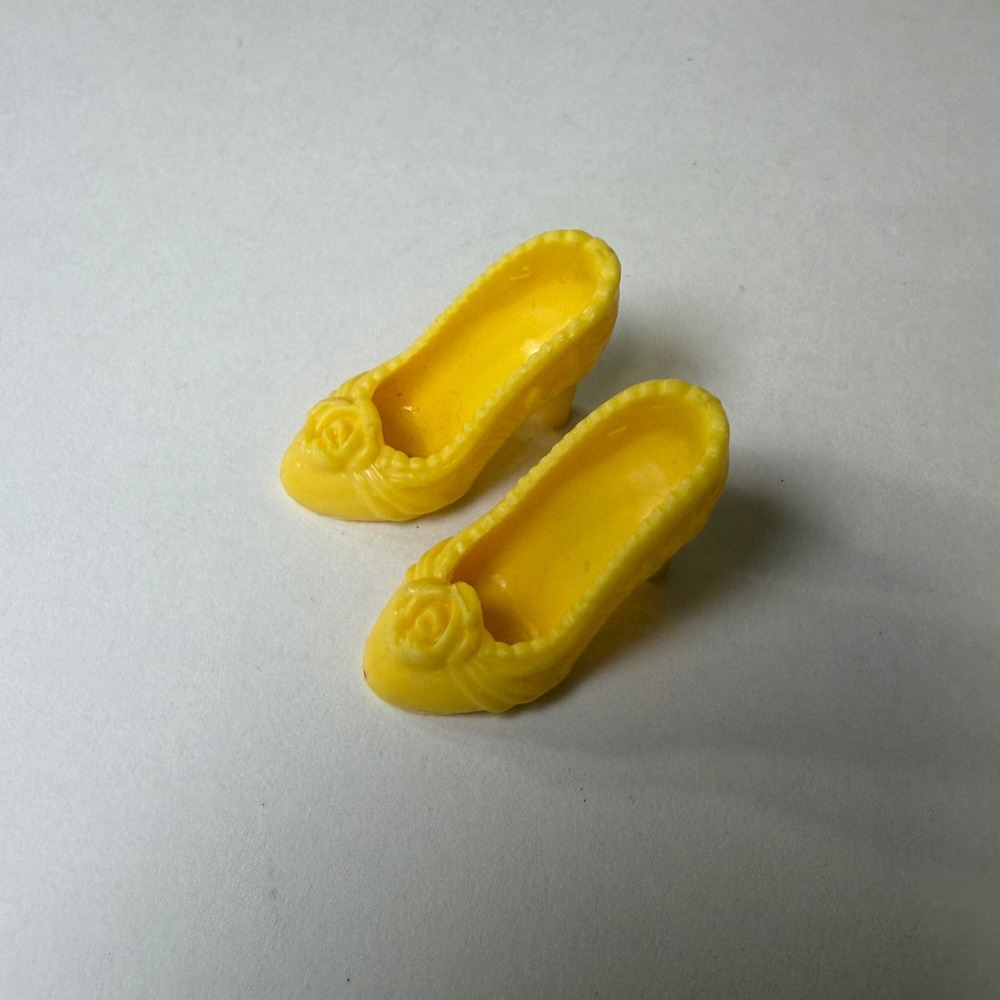 Disney Princess Royal‎ Shimmer Belle Replacement Yellow Rose Shoes Heels